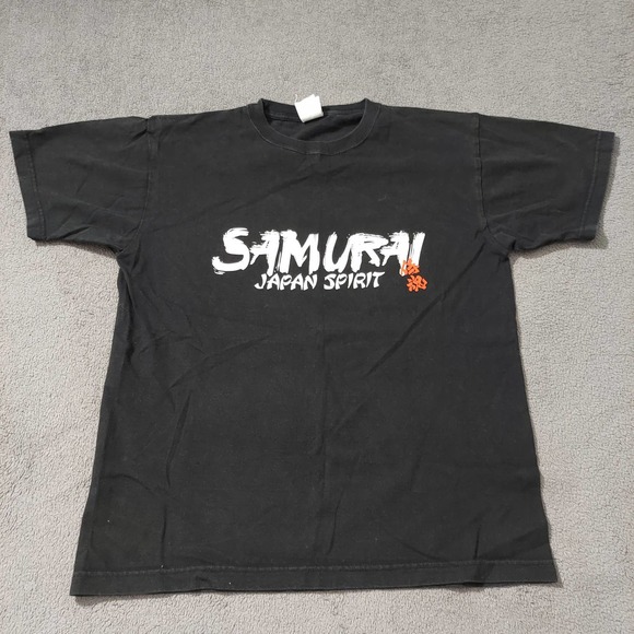 Wakoubou Other - Samurai Japan Spirit Shirt Mens XL Nippon Black Short Sleeve Tee